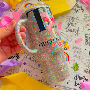 The Tired Teachers Department Tumbler