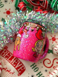 Hot Pink I'm not going Chocolate Drip Christmas Tumbler