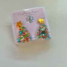 Load image into Gallery viewer, Christmas Tree Earrings
