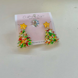 Christmas Tree Earrings