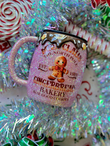 Mrs. Claus Gingerbread Bakery Christmas Tumbler