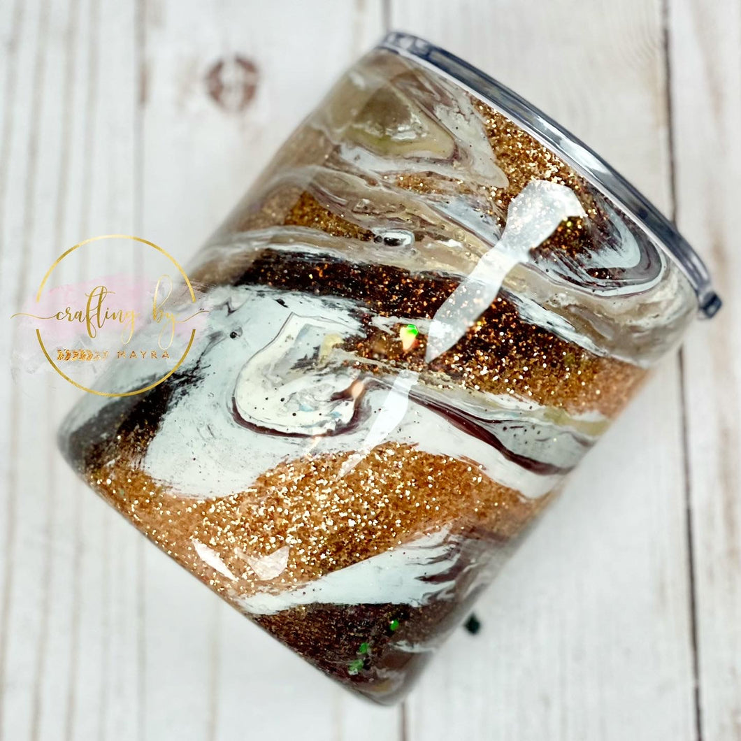 RTS {Earthy Colored Hydro Dipped Tumbler}