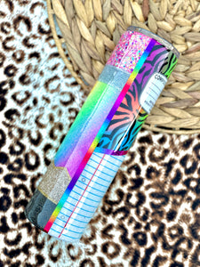 Rainbow Pencil/Composition Notebook/Paper Tumbler