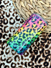 Load image into Gallery viewer, Lisa Frank Neon Rainbow Leopard Tumbler
