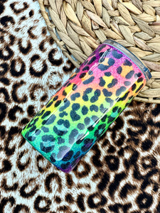 Lisa Frank Neon Rainbow Leopard Tumbler