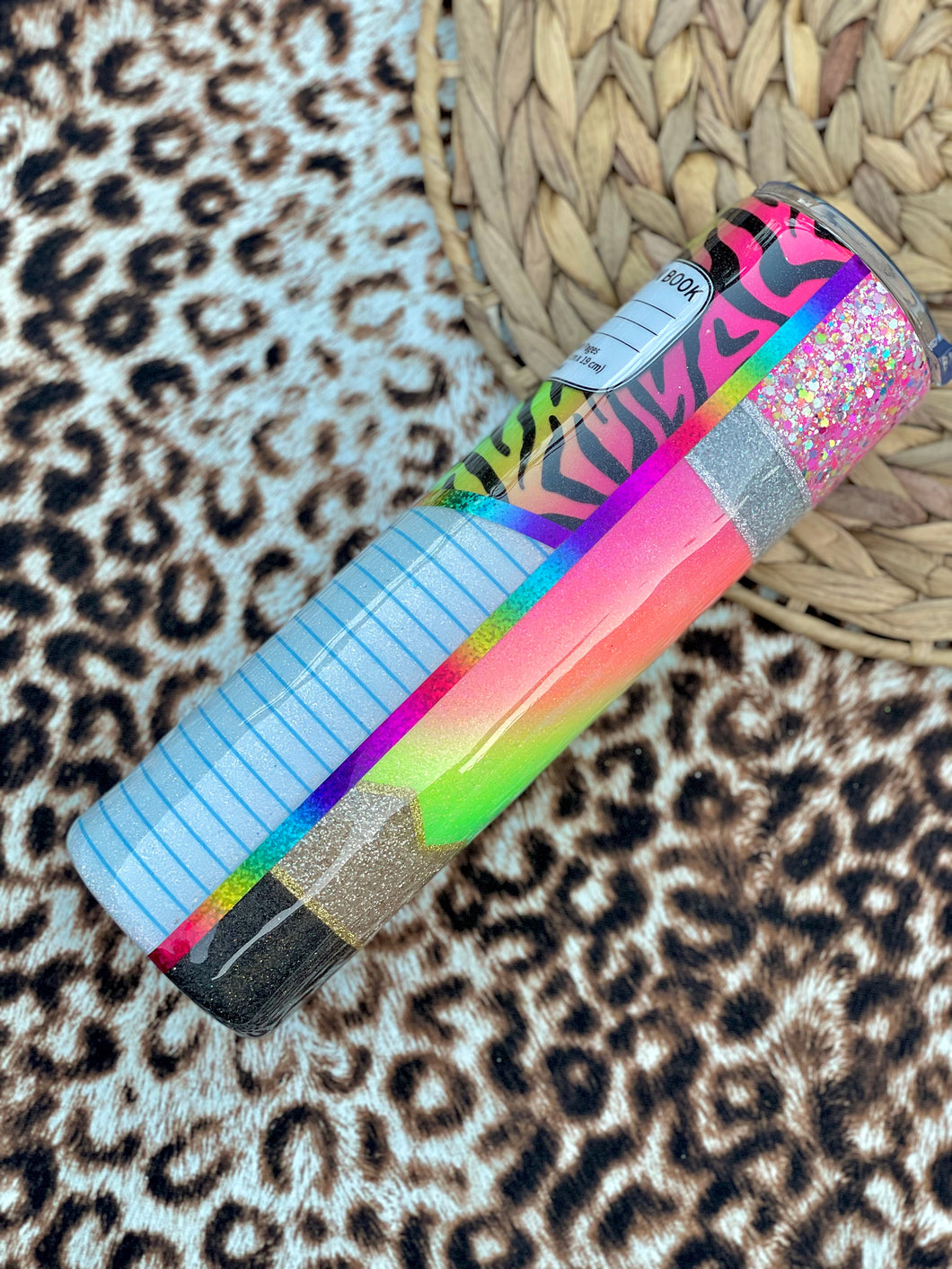 Rainbow Pencil/Composition Notebook/Paper Tumbler