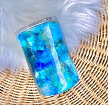 Load image into Gallery viewer, RTS {Aqua Marine Hydro-Dipped Tumbler}

