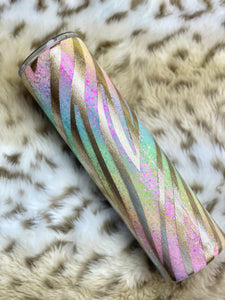 Pastel Glitter/ Gold Zebra Made To Teach