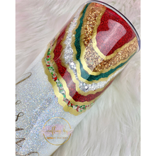 Load image into Gallery viewer, RTS {Geode Remix Ft. Christmas} 20 oz Skinny
