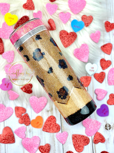 MTO {Gold Leopard Teacher Pencil} Tumbler - Choose Your Style