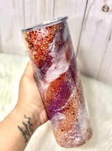 Load image into Gallery viewer, RTS {Fall Swirl Milky Way} 20 oz Skinny Tumbler
