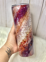 Load image into Gallery viewer, RTS {Fall Swirl Milky Way} 20 oz Skinny Tumbler
