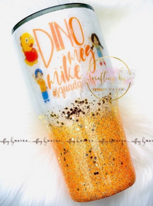 MTO { VIPKid Dino Meg Mike} Tumbler - Choose Your Style