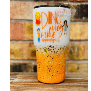 MTO { VIPKid Dino Meg Mike} Tumbler - Choose Your Style