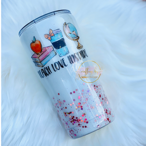 MTO {Teach Love Inspire} Tumbler - Choose Your Style