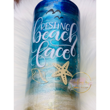 Load image into Gallery viewer, MTO {Resting Beach Face} Tumbler - Choose Your Style
