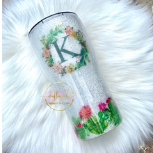 Load image into Gallery viewer, MTO {Succulents/Cactus Glitter} Tumbler - Choose Your Style
