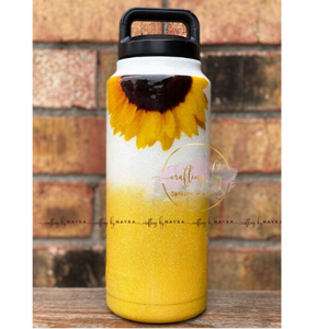 MTO {Sunflower Ombre} Tumbler - Choose Your Style